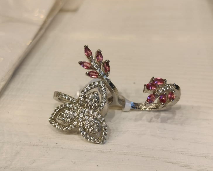 Silver Butterfly AD Ring