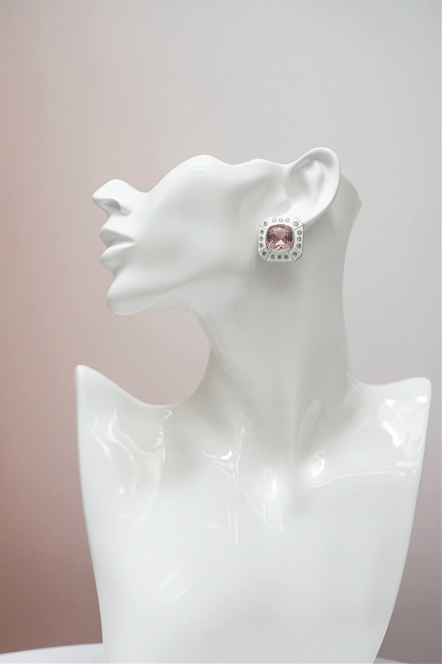 Art Deco Zirconia Studs