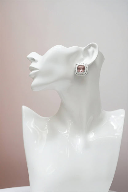 Art Deco Zirconia Studs