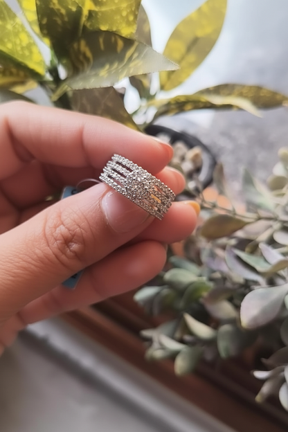 Celeste Halo Multi-Band Ring