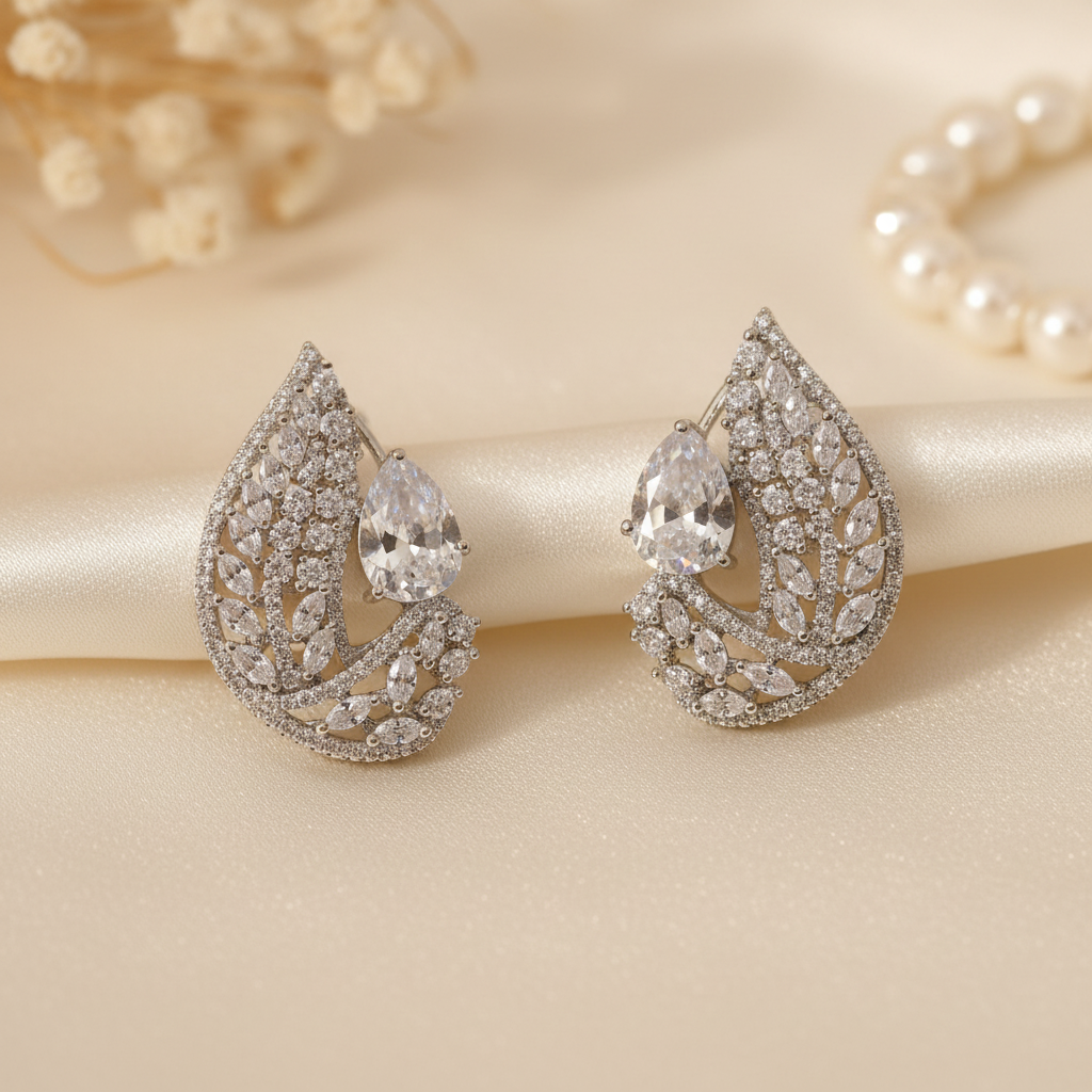 Celestial Wing Studs Flat Lay