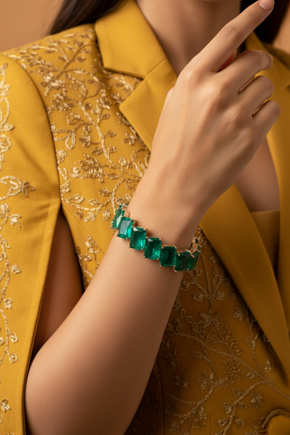 Emerald Isle Bracelet Lifestyle Mustard Indo-Western