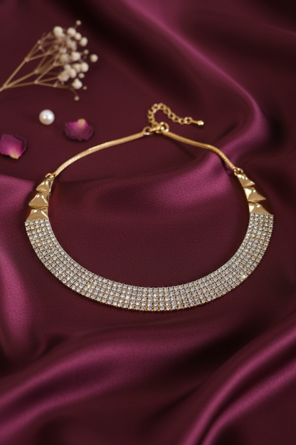 Empress Diamond Choker Necklace Set