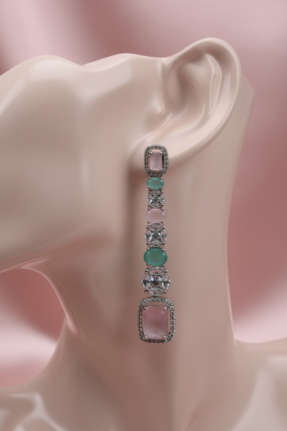 Linear Drop Earrings - Ear Mannequin