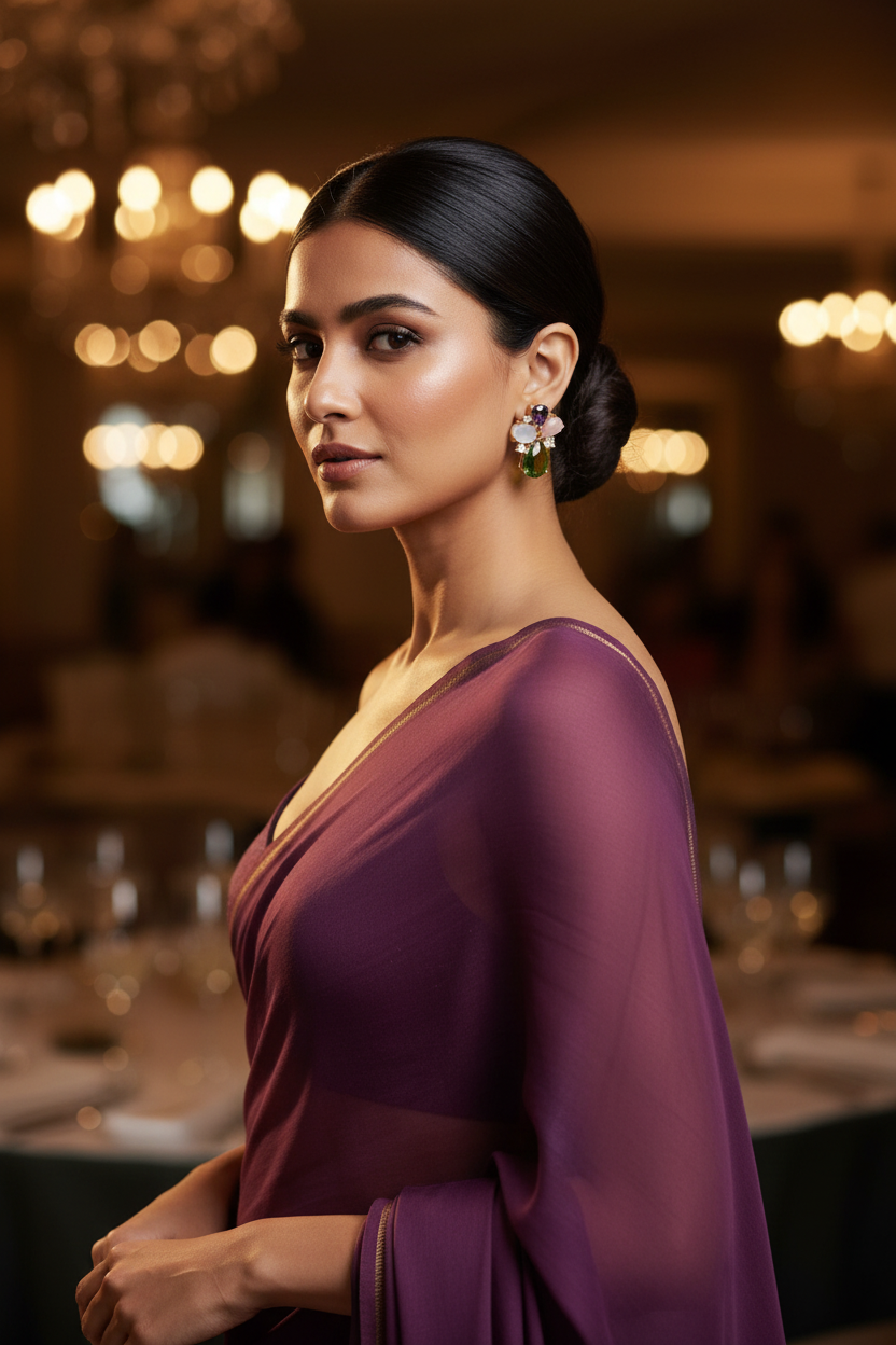 Realistic Earring Size - Distant Angle