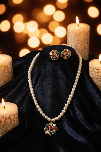 Navratan Pearl AD Set